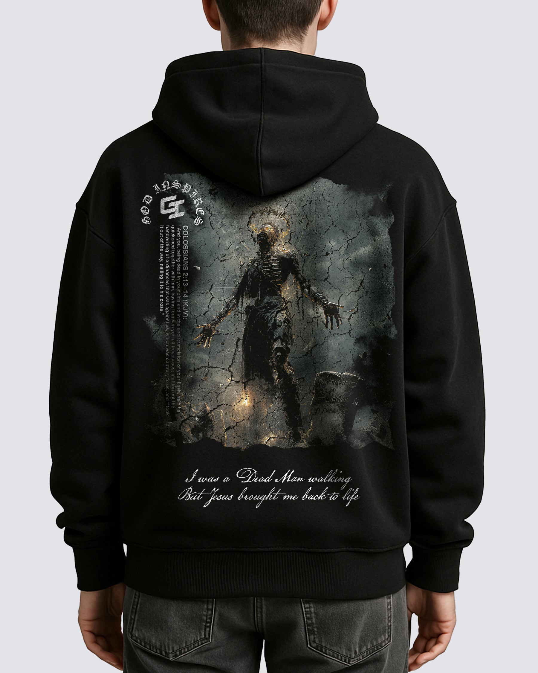 'Dead Man Walking' Oversized Hoodie